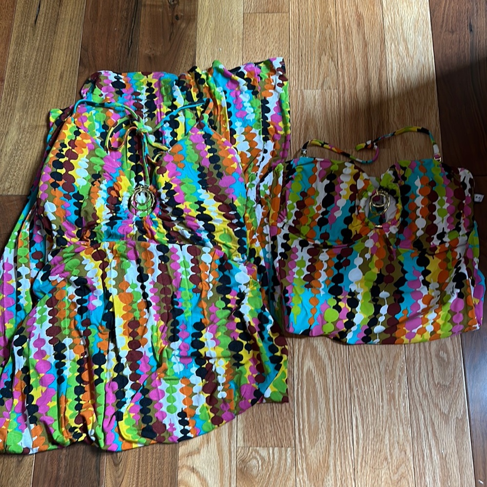 Trina Turk Swimsuit and Coverup